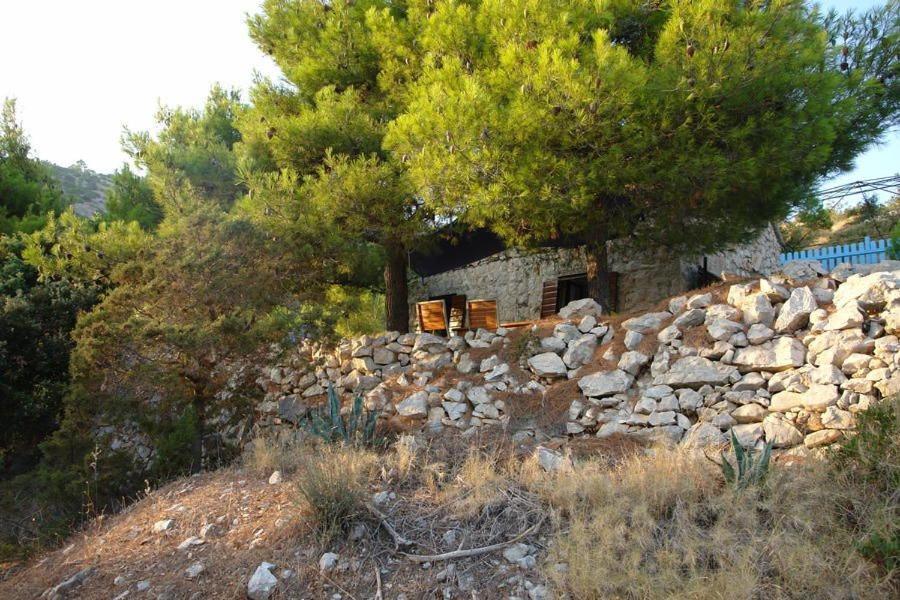 A Small Stone House By The Sea, In A Wineyard Nerezisca 外观 照片